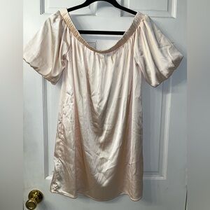 Women’s Forever 21 Champagne Satin Dress